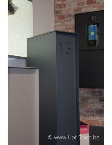 Fenix Top Medium RAL 7016 - eSafe pakketbus aluminium