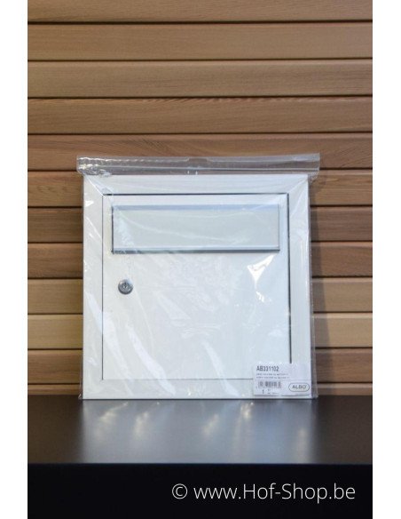 Porte boîte aux lettres 529/2 + 505 Nature F1 35,2 x 35,2 cm - Albo porte boîte aux lettres aluminium