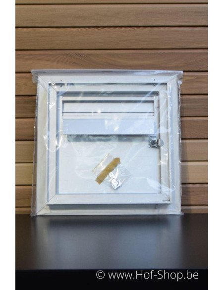 Brievenbusdeur 529/2/505 Natuur F1 35,2 x 35,2 cm - Albo brievenkastdeur aluminium