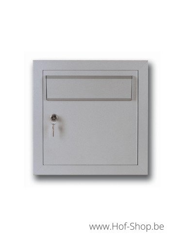 Brievenbusdeur 529/2/505 Natuur F1 35,2 x 35,2 cm - Albo brievenkastdeur aluminium