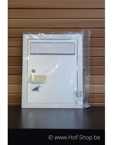 Brievenbusdeur 529/3 + 505 Natuur F1 35,2 x 44,2 cm - Albo brievenkastdeur aluminium