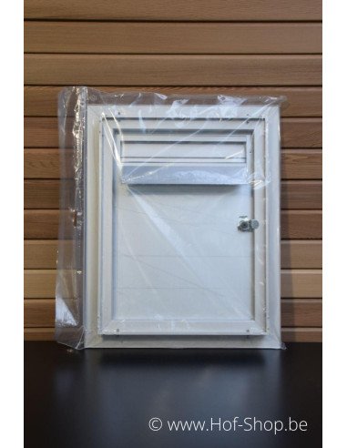 Porte boîte aux lettres 529/3 + 505 Nature F1 35,2 x 44,2 cm - Albo porte boîte aux lettres aluminium