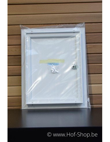 Porte boîte aux lettres 529/3 Blanc 35,2 x 44,2 cm - Albo porte boîte aux lettres aluminium