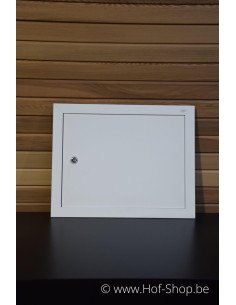 Porte boîte aux lettres 529/3/H Blanc 44,2 x 35,2 cm - Albo porte boîte aux lettres aluminium