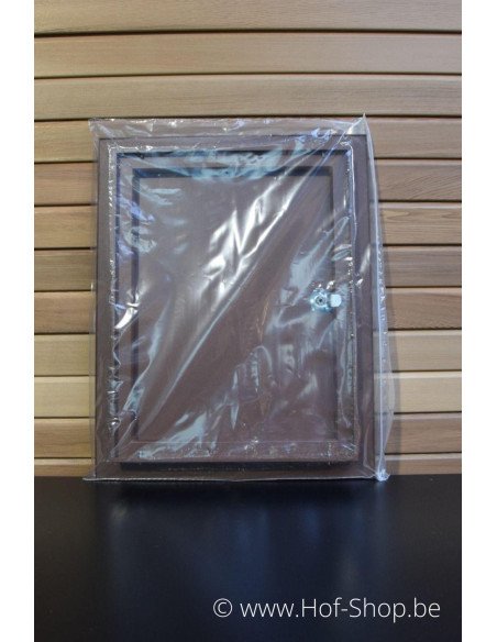 Brievenbusdeur 529/3 Corten look 35,2 x 44,2 cm - Albo brievenkastdeur aluminium