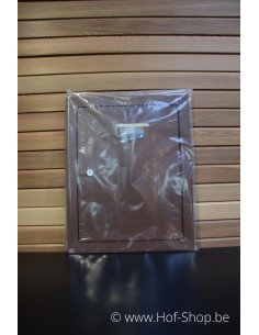 Porte boîte aux lettres 529/3 Corten look 35,2 x 44,2 cm - Albo porte boîte aux lettres aluminium