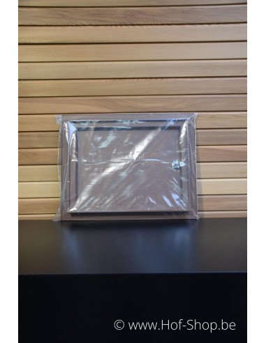 Brievenbusdeur 529/1/H Corten look 35,2 x 24,8 cm - Albo brievenkastdeur aluminium