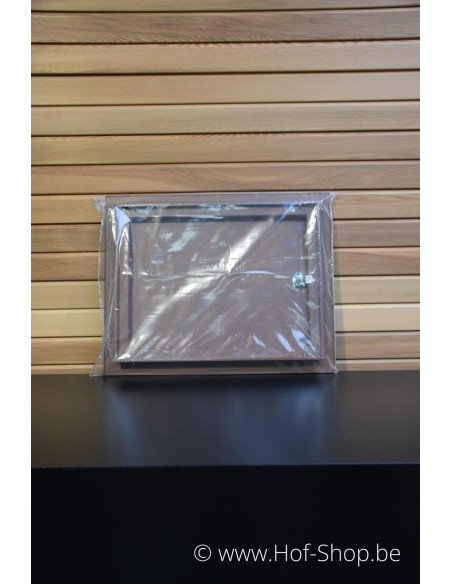 Brievenbusdeur 529/1/H Corten look 35,2 x 24,8 cm - Albo brievenkastdeur aluminium