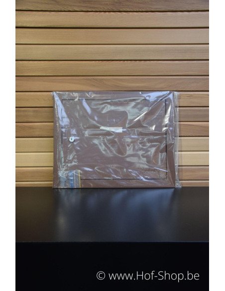 Brievenbusdeur 529/1/H Corten look 35,2 x 24,8 cm - Albo brievenkastdeur aluminium