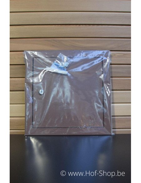 Porte boîte aux lettres 529/2 Corten look 35,2 x 35,2 cm - Albo porte boîte aux lettres aluminium