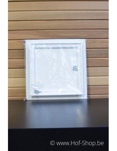 Porte boîte aux lettres 529/2 Blanc 35,2 x 35,2 cm - Albo porte boîte aux lettres aluminium