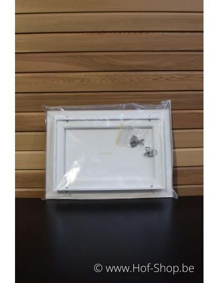 Porte boîte aux lettres 529/1/H Blanc 35,2 x 24,8 cm - Albo porte boîte aux lettres aluminium