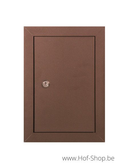 Brievenbusdeur 529/1 Corten look 24,8 x 35,2 cm - Albo brievenkastdeur aluminium