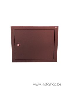 Brievenbusdeur 529/3/H Corten look 44,2 x 35,2 cm - Albo brievenkastdeur aluminium