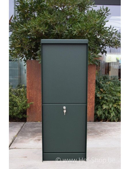 Dropbox Small RAL 6009 Limited Edition - eSafe pakketbus aluminium