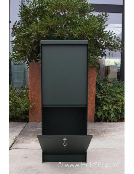 Dropbox Small RAL 6009 Back Door - eSafe boîte à colis aluminium