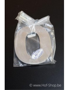 Numéro 0 avec espaceurs Arte - acier inoxydable de 12 cm de haut