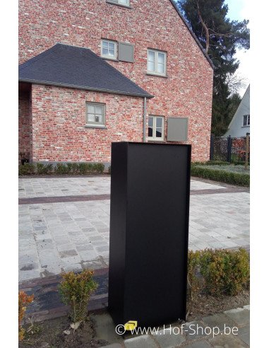 Dropbox Small RAL 9005 Back Door - eSafe boîte à colis aluminium