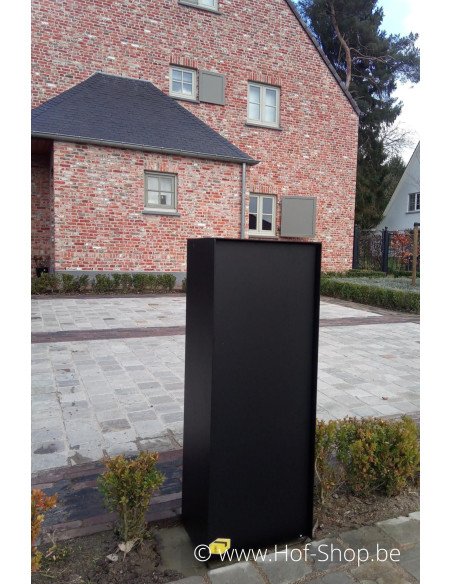 Dropbox Small RAL 9005 Back Door - eSafe boîte à colis aluminium