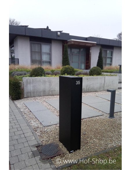 Fenix Top Medium RAL 9005 - boîte à colis eSafe aluminium