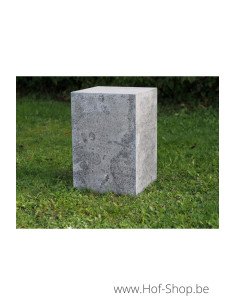 Guéridon 40 x 40 x 60 cm - colonne en pierre bleue