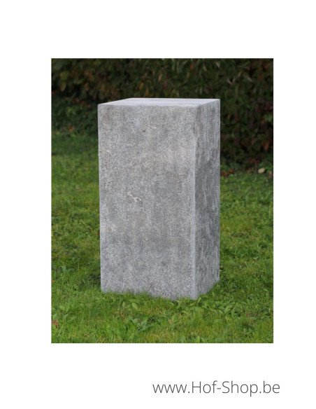 Guéridon 40 x 40 x 80 cm - colonne en pierre bleue