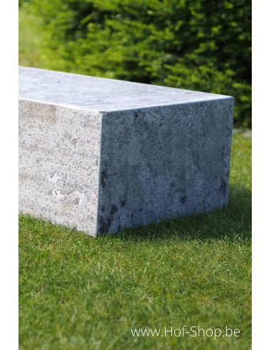 Guéridon 100 x 50 x 70 cm - colonne en pierre bleue