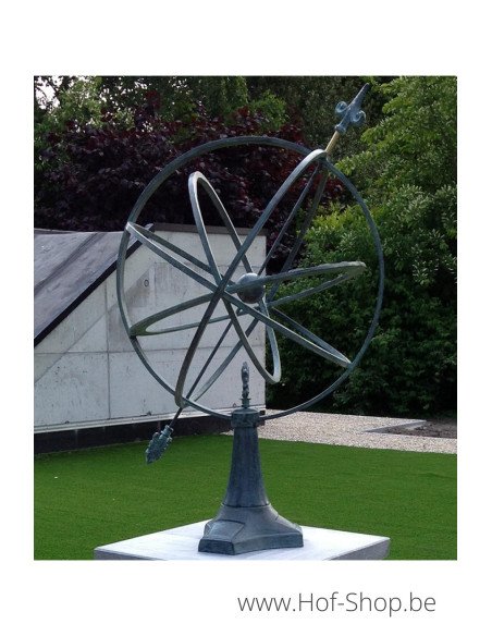 Cadran solaire - statue en bronze (GA0107BR-V)