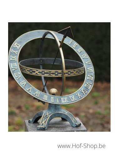 Cadran solaire - statue en bronze (GA0184BR-V)