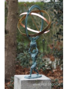 Cadran solaire - statue en bronze (GA1165BR-V)