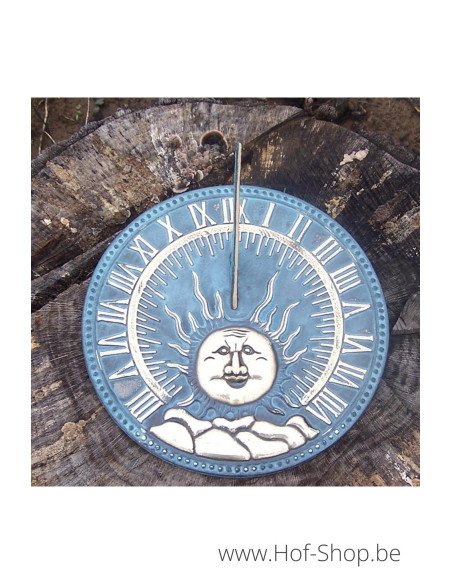 Cadran solaire - statue en bronze (GA6302V)