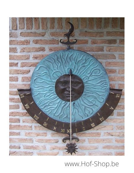 Zonnewijzer - bronzen beeld (HW0728BR-V)
