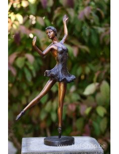 Ballerine - statue en bronze (AN1318BR-B)