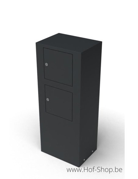 Litru Duo - Geroba boîte aux lettres noir