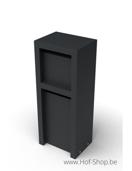 Litru Duo - Geroba brievenbus zwart