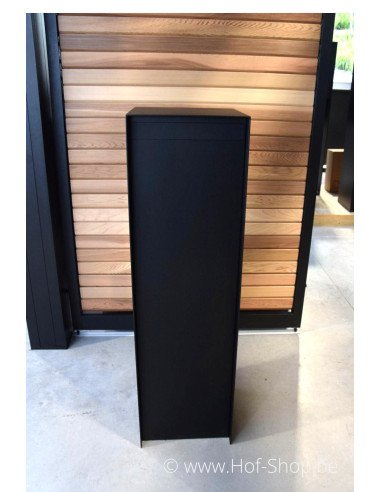 Antero met klep zwart - Larob brievenbus aluminium