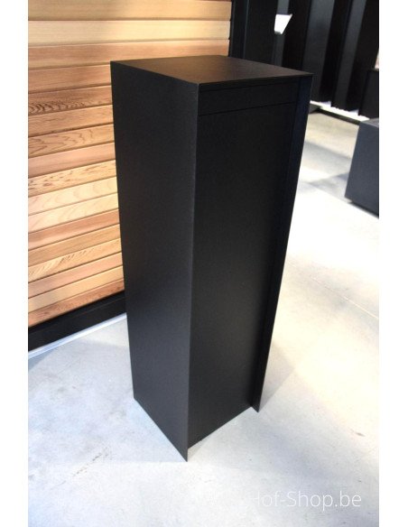 Antero met klep zwart - Larob brievenbus aluminium