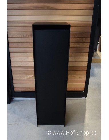 Antero zonder klep met pakketvak RAL 9005- Larob pakketbus aluminium