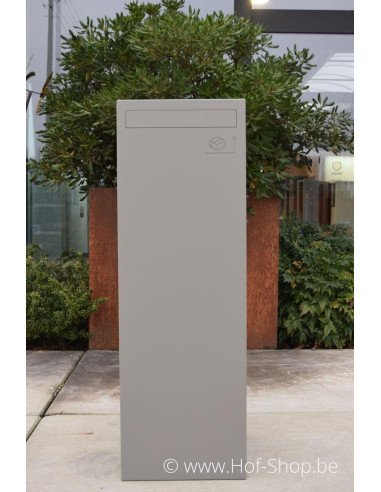 Pilast avec parcelbox - Boîte  à colis aluminium Larob