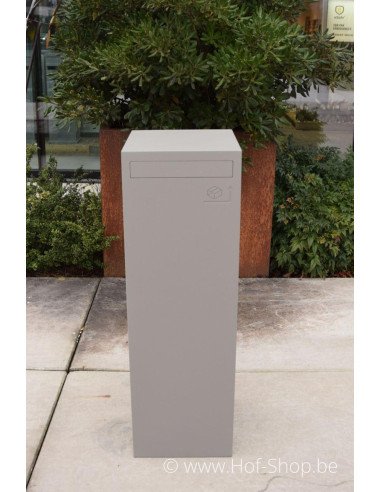 Pilast avec parcelbox - Boîte  à colis aluminium Larob