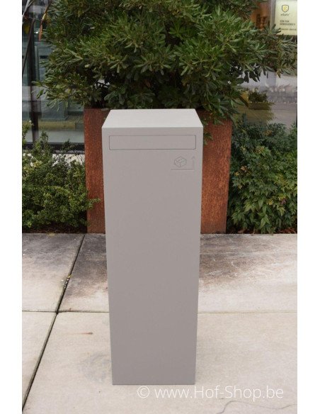 Pilast avec parcelbox - Boîte  à colis aluminium Larob