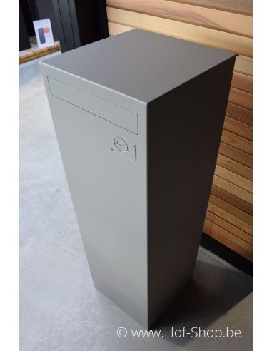 Pilast avec parcelbox - Boîte  à colis aluminium Larob