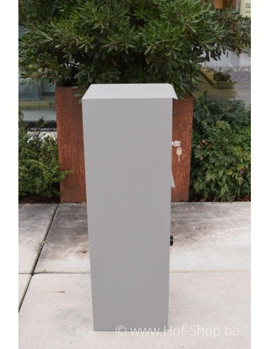 Pilast avec parcelbox - Boîte  à colis aluminium Larob