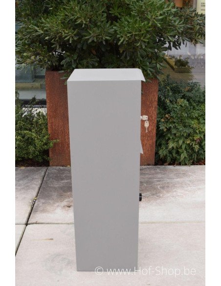 Pilast avec parcelbox - Boîte  à colis aluminium Larob