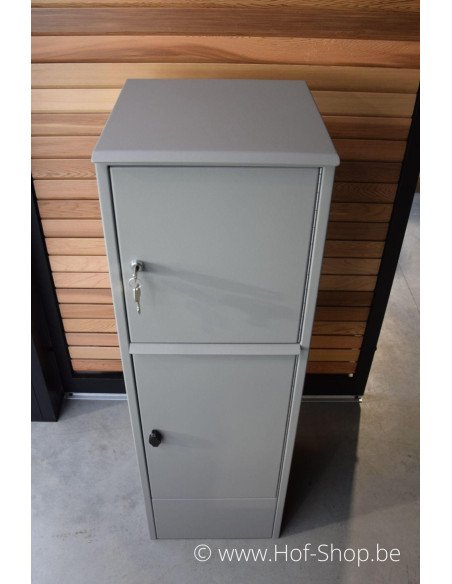 Pilast avec parcelbox - Boîte  à colis aluminium Larob