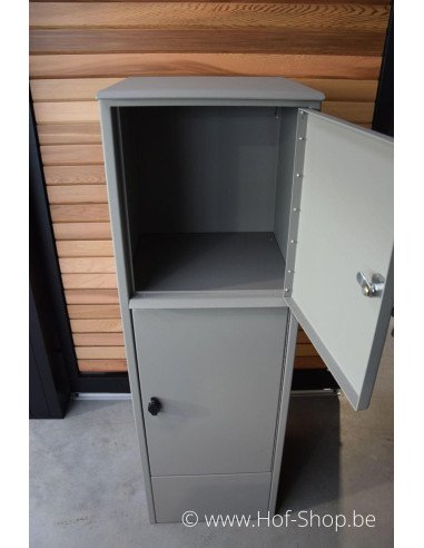 Pilast avec parcelbox - Boîte  à colis aluminium Larob