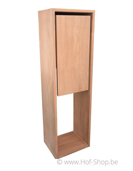 Archi Teak - brievenbus aluminium