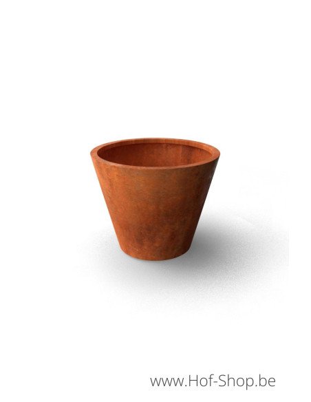 Conica 100 x 80 cm - Geroba Jardinière en acier corten