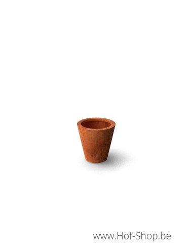 Conica 60 x 60 cm - Geroba Jardinière en acier corten