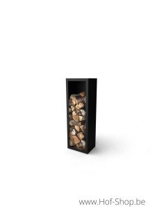 Beltza 50 x 38,5 x 150 cm - Houtopslag Geroba zwart